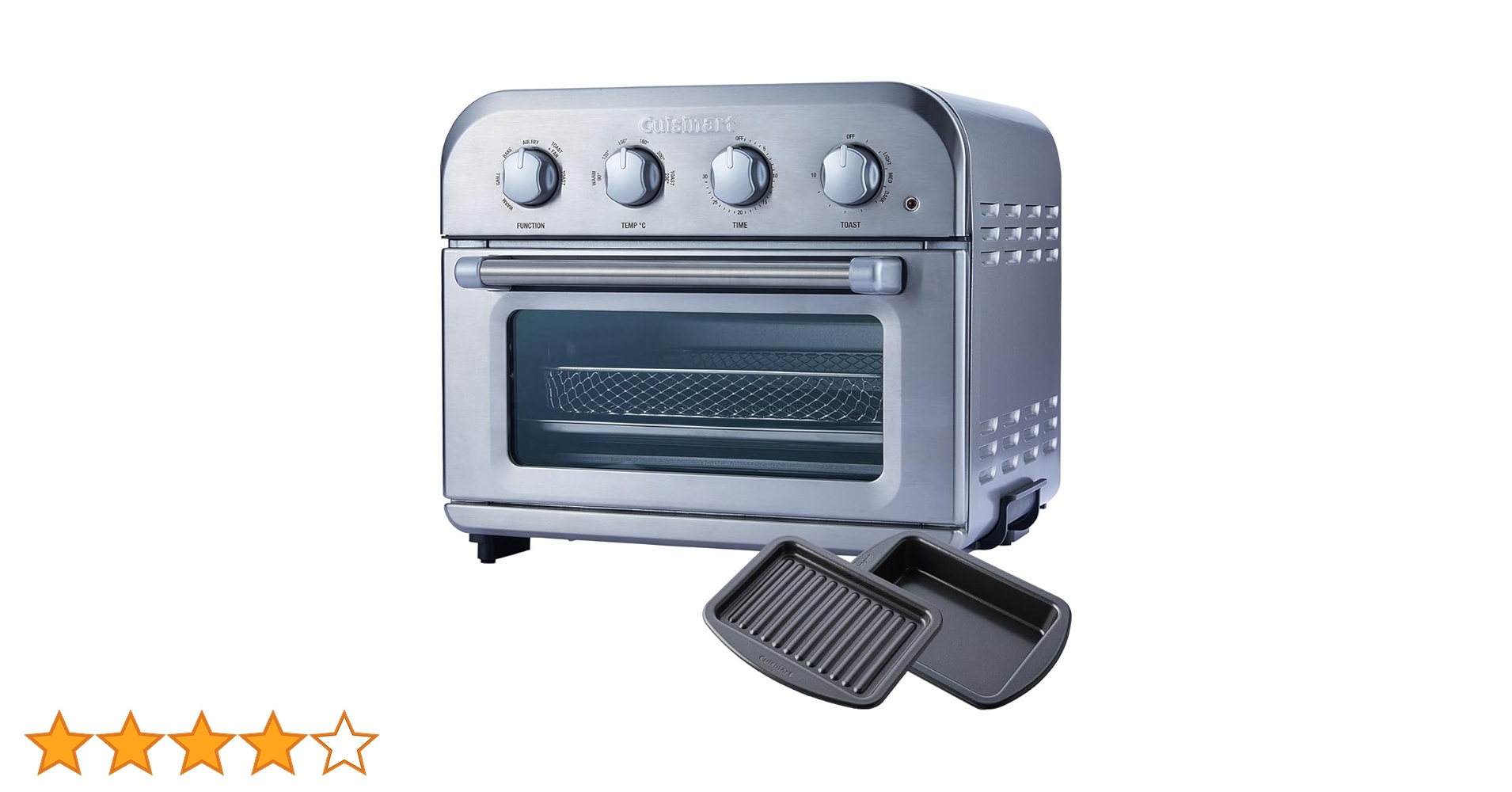 Cuisinart オーブントースター ステンレス TOA-38SJ/WJ Amazon | Cuisinart (クイジナート) ノンフライ オーブン